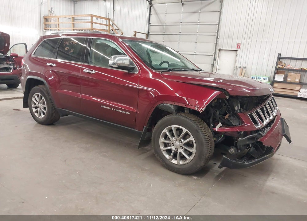 2016 JEEP GRAND CHEROKEE LIMITED VIN: 1C4RJFBG1GC327436