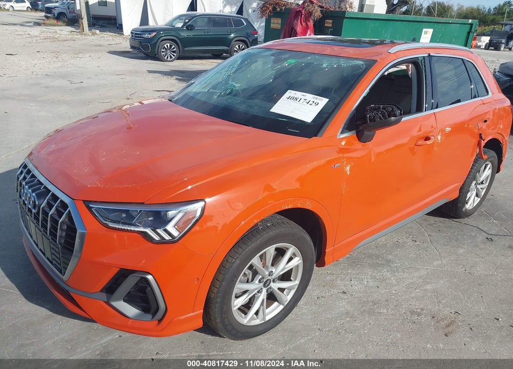 2021 AUDI Q3 PREMIUM PLUS 45 TFSI S LINE QUATTRO TIPTRONIC VIN: WA1EECF36M1100673