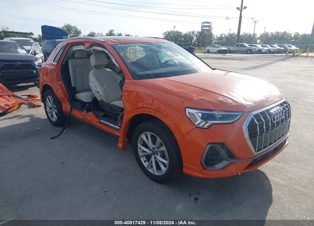 2021 AUDI Q3 PREMIUM PLUS 45 TFSI S LINE QUATTRO TIPTRONIC VIN: WA1EECF36M1100673