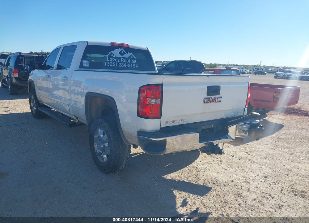 2016 GMC SIERRA 2500HD SLE VIN: 1GT12SE8XGF113373