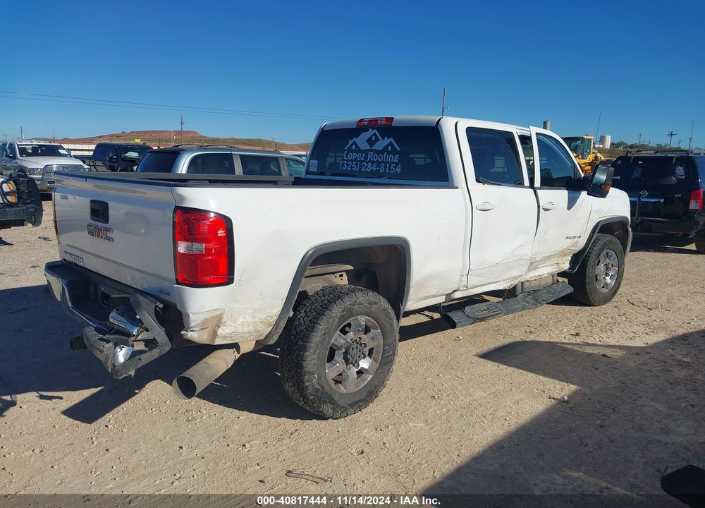 2016 GMC SIERRA 2500HD SLE VIN: 1GT12SE8XGF113373