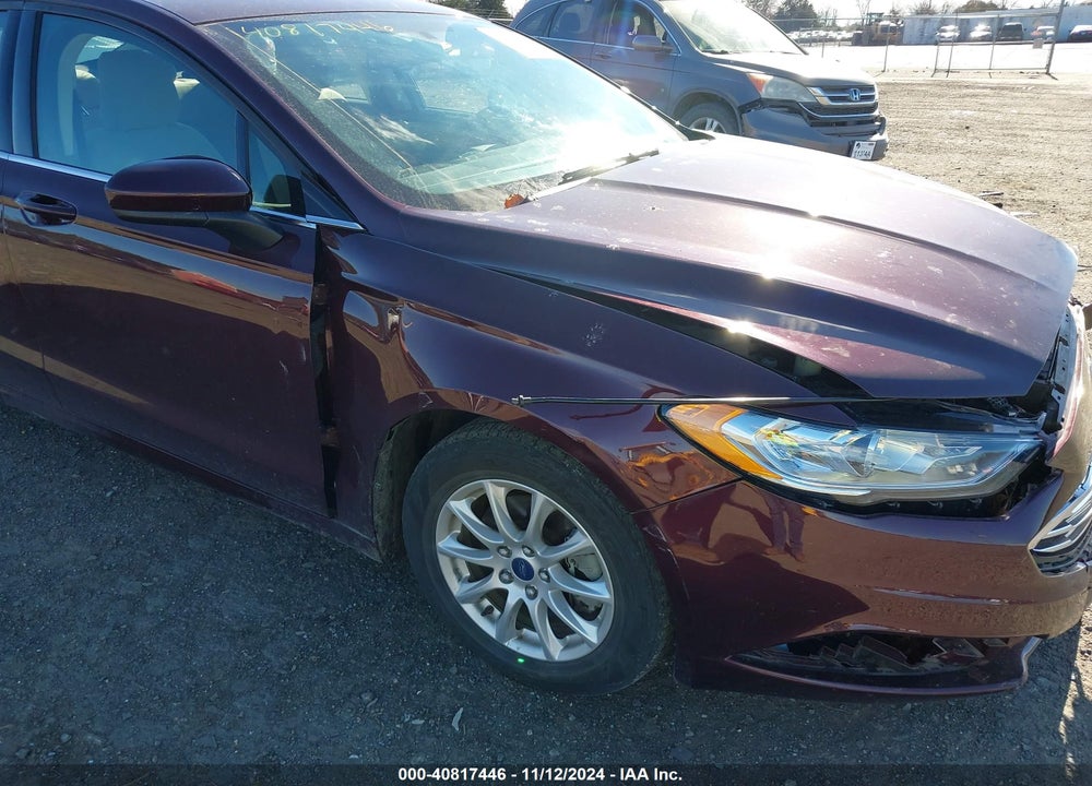 2017 FORD FUSION S VIN: 3FA6P0G70HR118897
