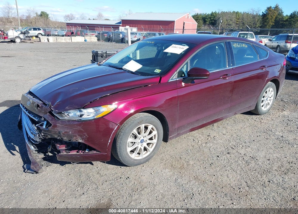 2017 FORD FUSION S VIN: 3FA6P0G70HR118897