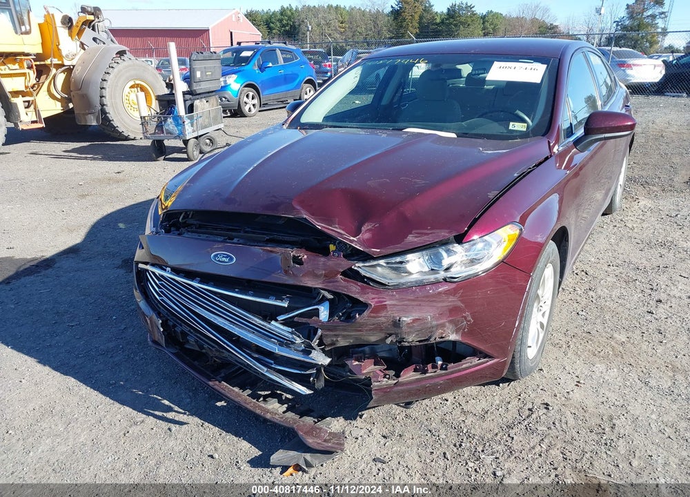 2017 FORD FUSION S VIN: 3FA6P0G70HR118897
