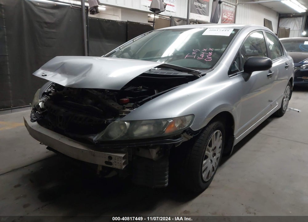 2010 HONDA CIVIC VP VIN: 19XFA1F35AE036127