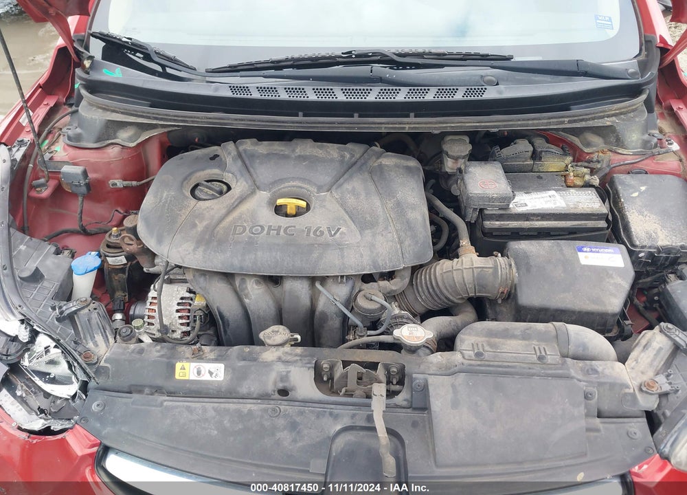 2013 HYUNDAI ELANTRA GLS VIN: KMHDH4AE9DU534278