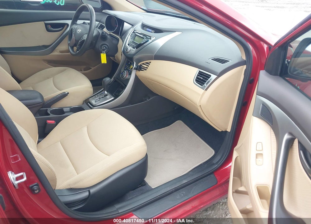 2013 HYUNDAI ELANTRA GLS VIN: KMHDH4AE9DU534278