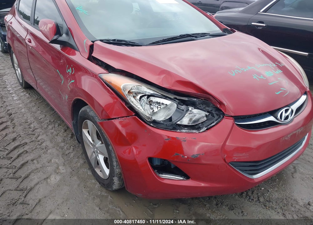 2013 HYUNDAI ELANTRA GLS VIN: KMHDH4AE9DU534278