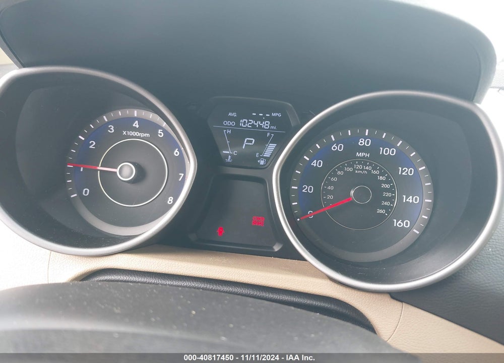 2013 HYUNDAI ELANTRA GLS VIN: KMHDH4AE9DU534278