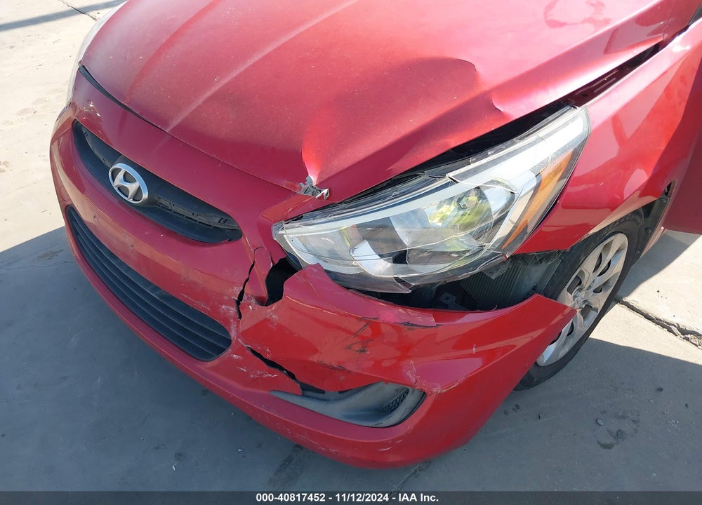 2017 HYUNDAI ACCENT VIN: KMHCT4AE2HU346539