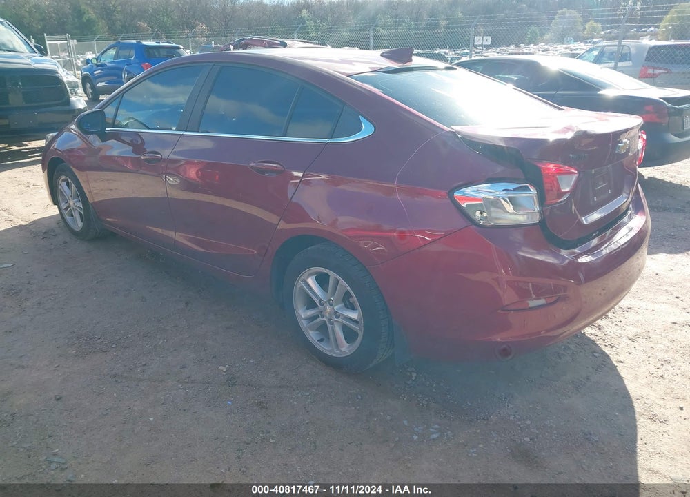 2018 CHEVROLET CRUZE LT AUTO VIN: 1G1BE5SM5J7234854