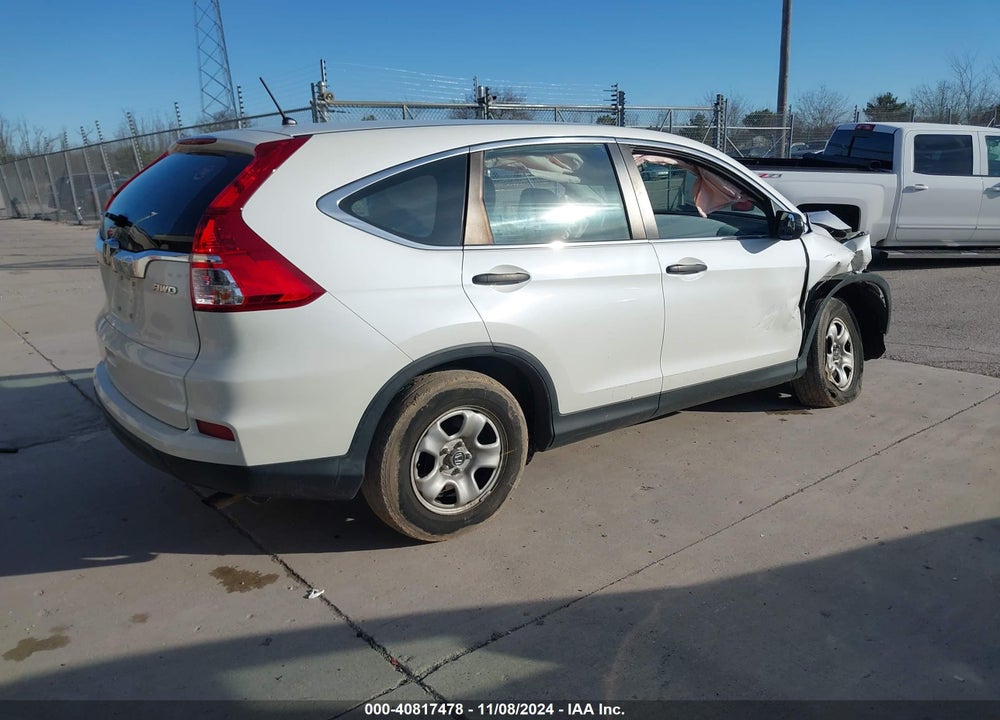 2016 HONDA CR-V LX VIN: 5J6RM4H34GL096672