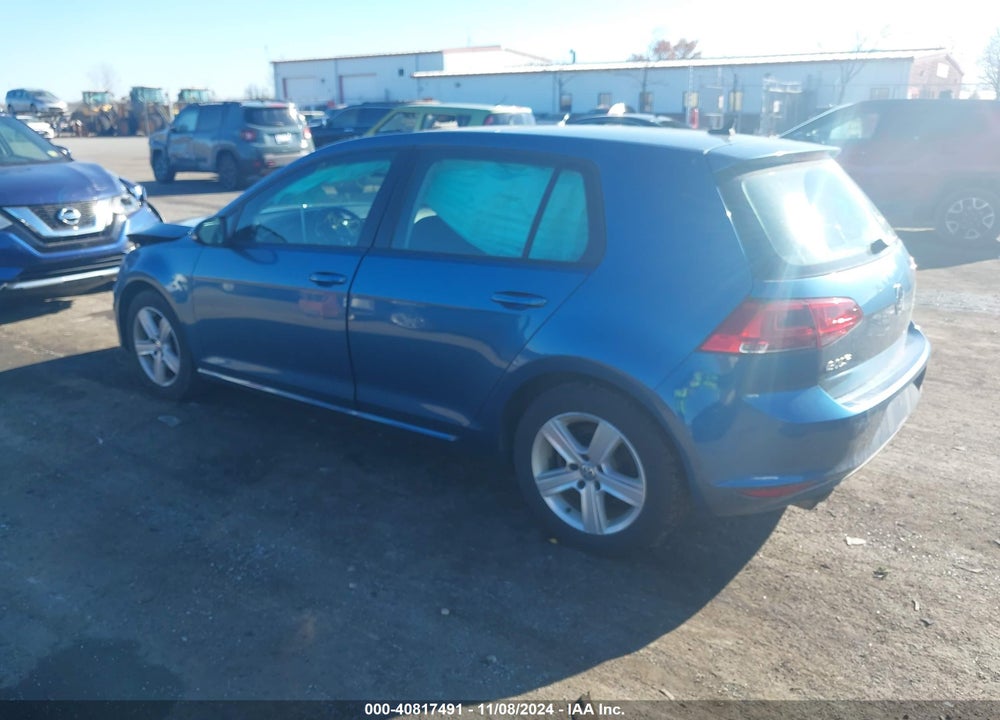 2017 VOLKSWAGEN GOLF TSI S 4-DOOR/TSI SE 4-DOOR/TSI SEL 4-DOOR/TSI WOLFSBURG EDITION 4-DOOR VIN: 3VW217AUXHM024618