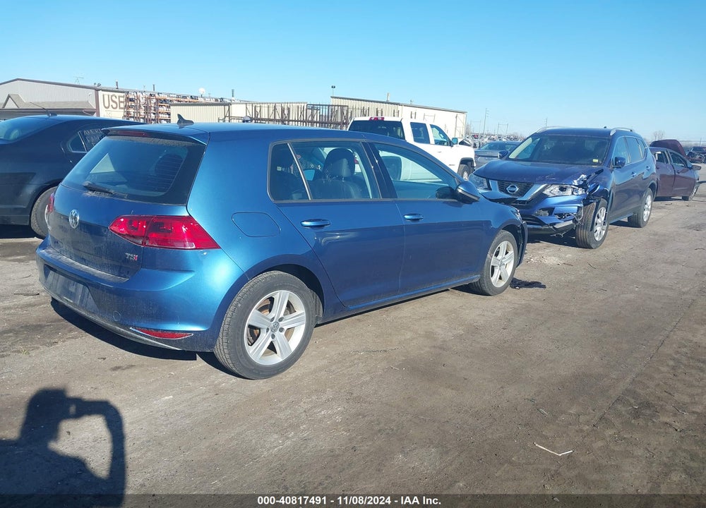 2017 VOLKSWAGEN GOLF TSI S 4-DOOR/TSI SE 4-DOOR/TSI SEL 4-DOOR/TSI WOLFSBURG EDITION 4-DOOR VIN: 3VW217AUXHM024618