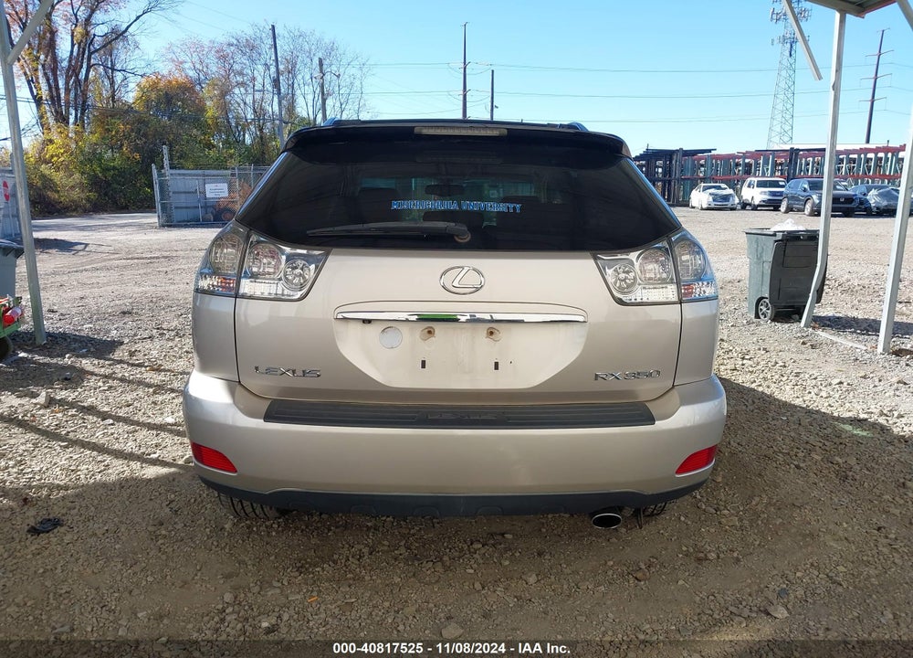 2007 LEXUS RX 350 VIN: 2T2HK31U87C007192