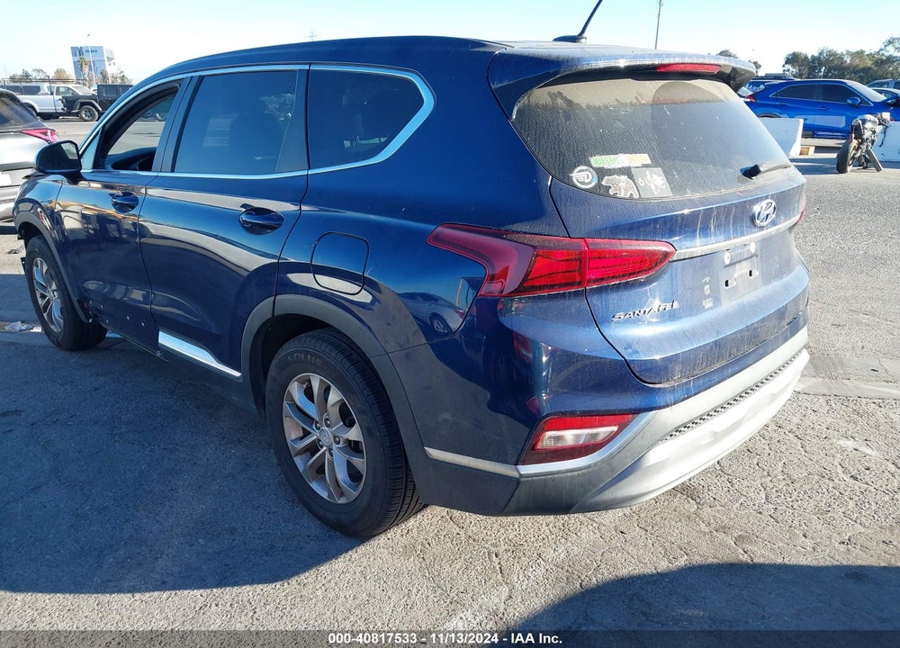 2019 HYUNDAI SANTA FE SE VIN: 5NMS23AD3KH031574
