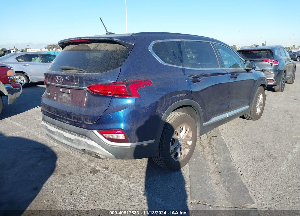2019 HYUNDAI SANTA FE SE VIN: 5NMS23AD3KH031574
