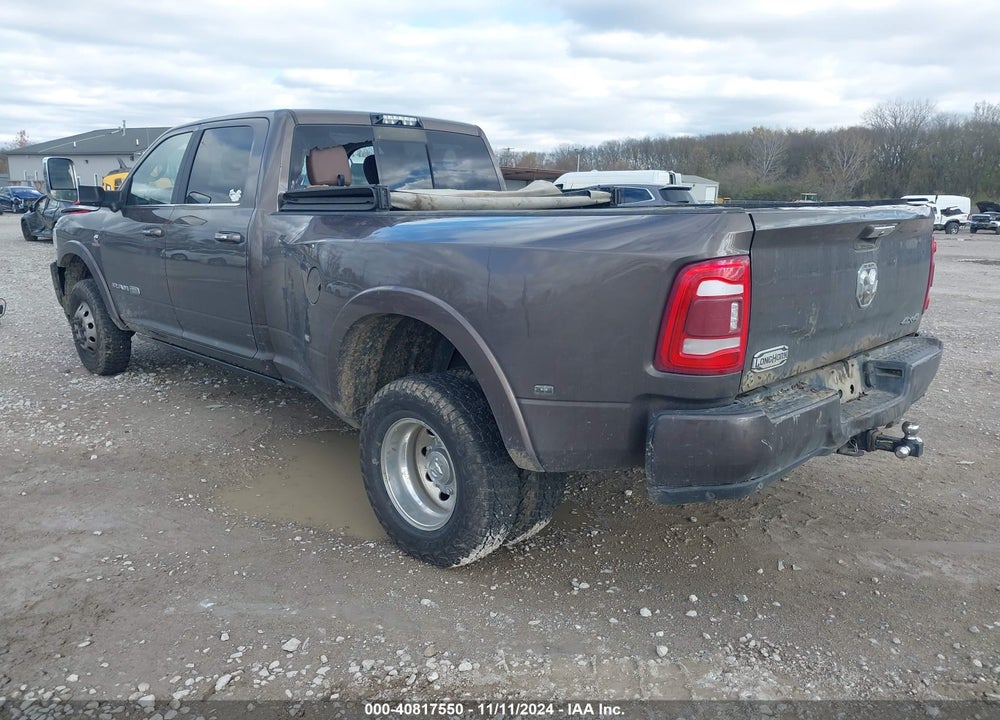 2020 RAM 3500 LAIE LONGHORN  4X4 8' BOX VIN: 3C63RRKL4LG201115