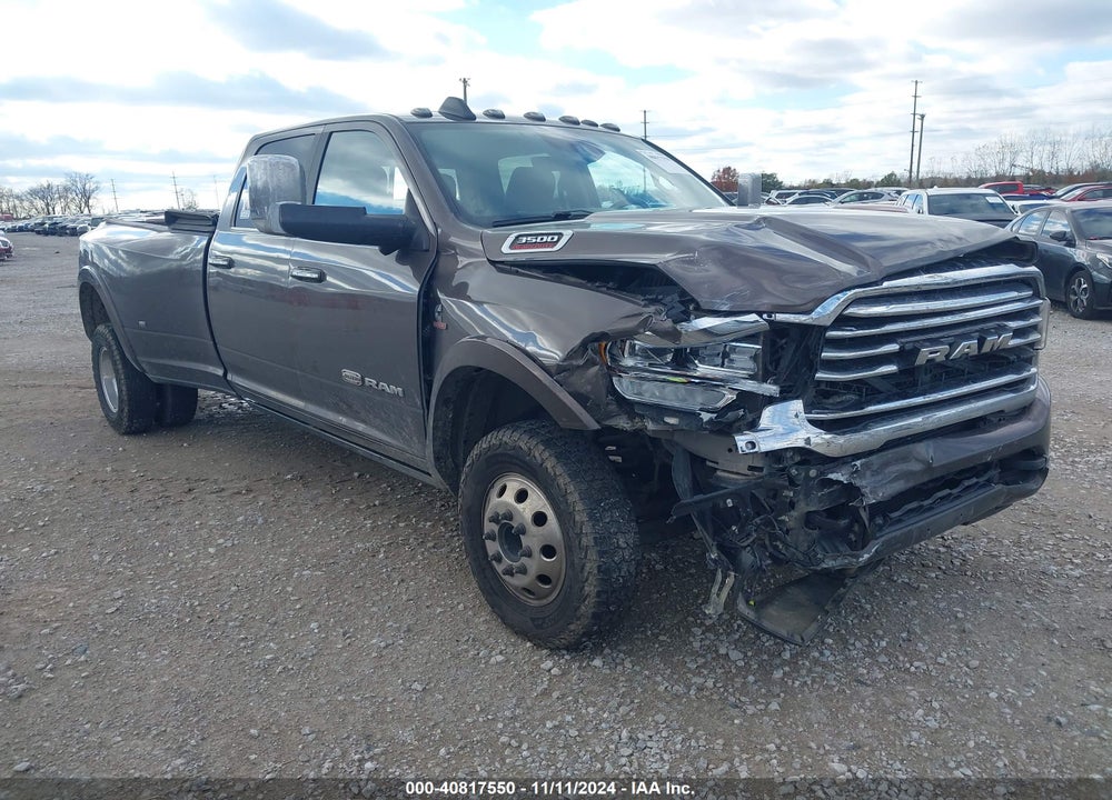 2020 RAM 3500 LAIE LONGHORN  4X4 8' BOX VIN: 3C63RRKL4LG201115