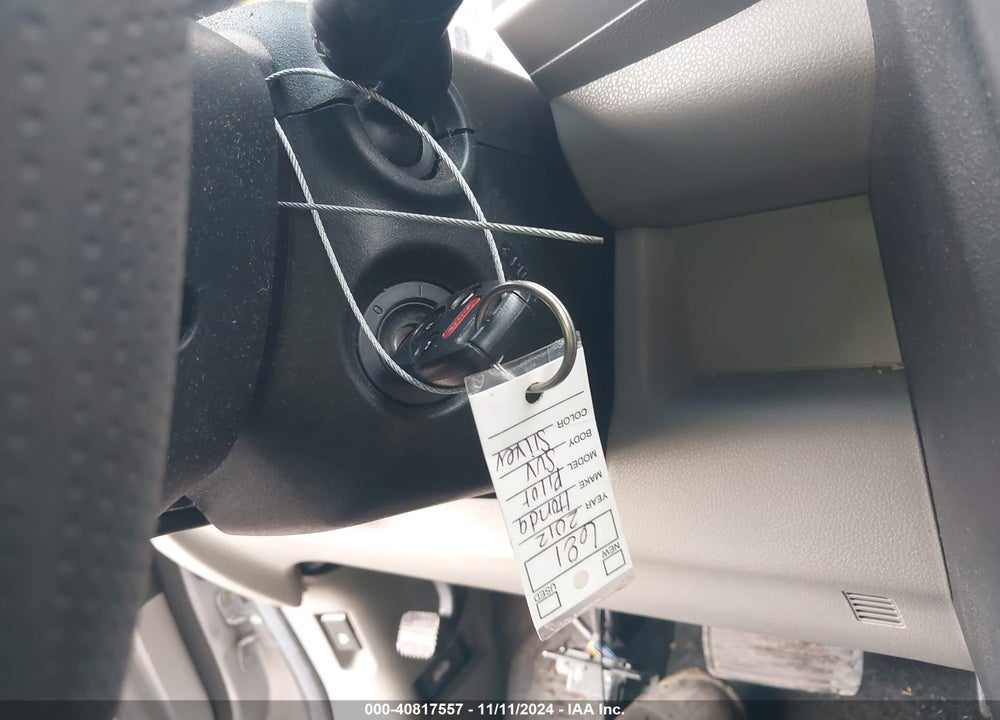 2012 HONDA PILOT LX VIN: 5FNYF3H23CB010620