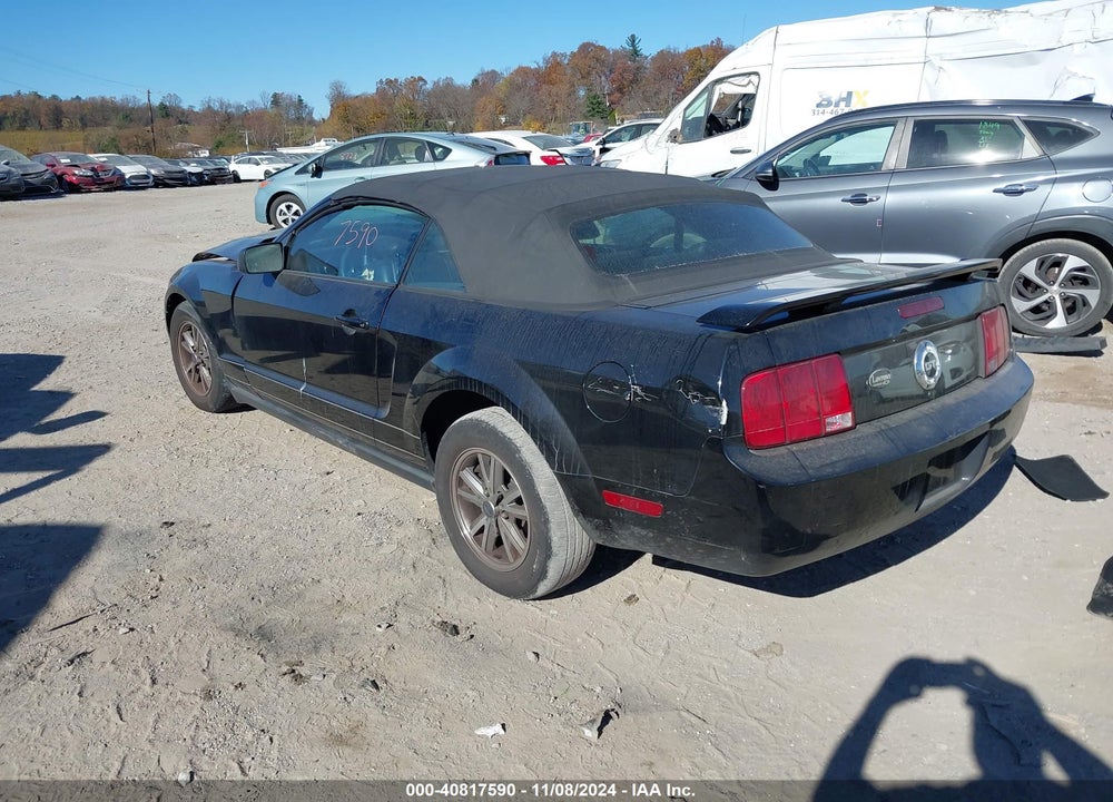 2005 FORD MUSTANG VIN: 1ZVHT84N155254399