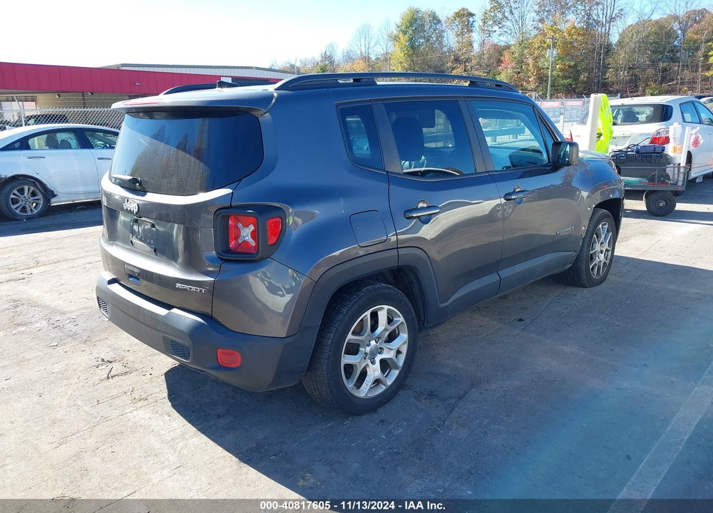 2019 JEEP RENEGADE SPORT FWD VIN: ZACNJAAB8KPK49343