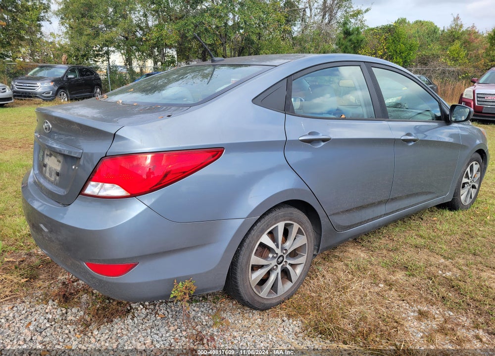 2017 HYUNDAI ACCENT VIN: KMHCT4AE4HU355632
