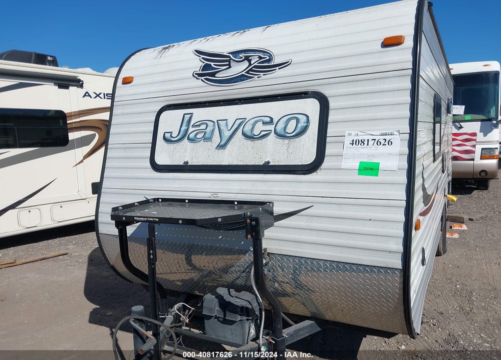 2015 JAYCO JAYFLIGHT TRAVEL TRAILER VIN: 1UJBJOAJOF17A0659