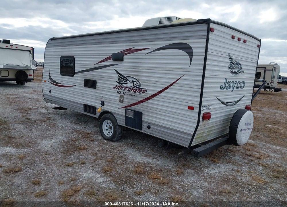 2015 JAYCO JAYFLIGHT TRAVEL TRAILER VIN: 1UJBJOAJOF17A0659