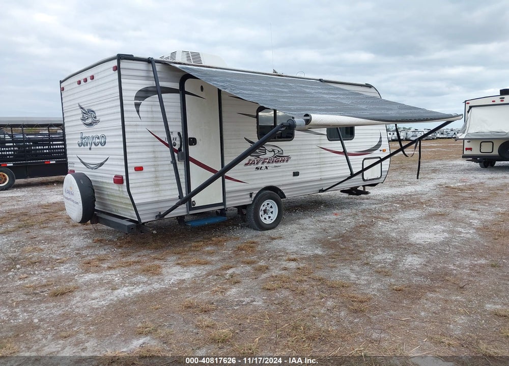 2015 JAYCO JAYFLIGHT TRAVEL TRAILER VIN: 1UJBJOAJOF17A0659