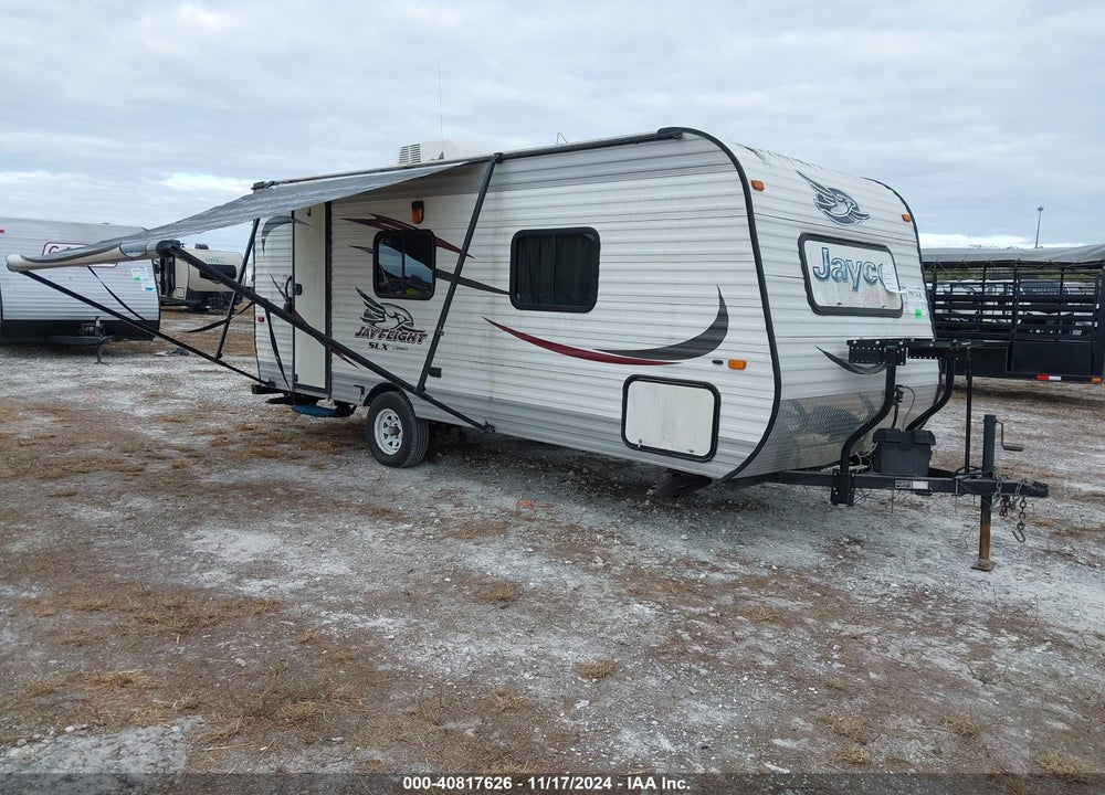 2015 JAYCO JAYFLIGHT TRAVEL TRAILER VIN: 1UJBJOAJOF17A0659