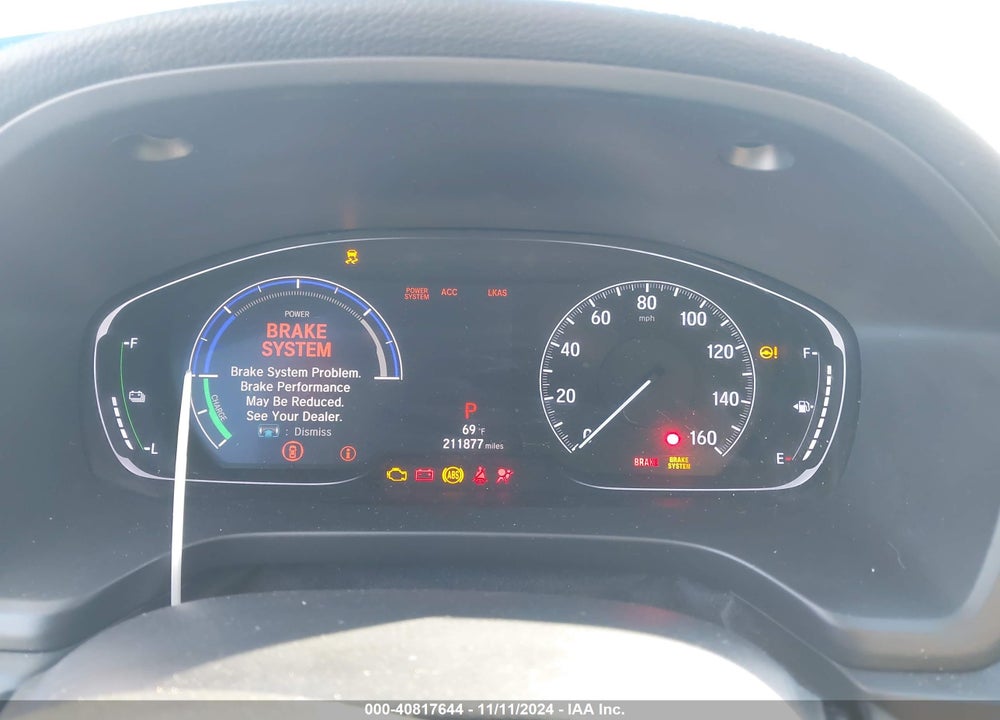 2019 HONDA INSIGHT TOURING VIN: 19XZE4F97KE011903