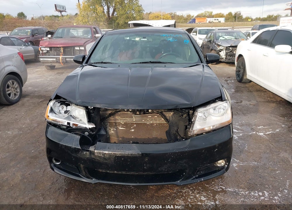 2012 DODGE AVENGER SXT PLUS VIN: 1C3CDZEG9CN264602