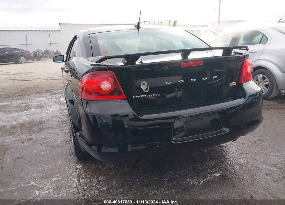 2012 DODGE AVENGER SXT PLUS VIN: 1C3CDZEG9CN264602