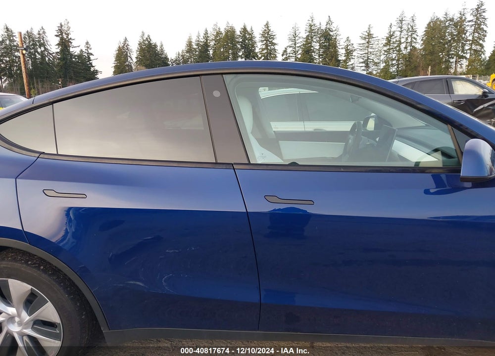 2021 TESLA MODEL Y LONG RANGE DUAL MOTOR ALL-WHEEL DRIVE VIN: 5YJYGDEE1MF108483