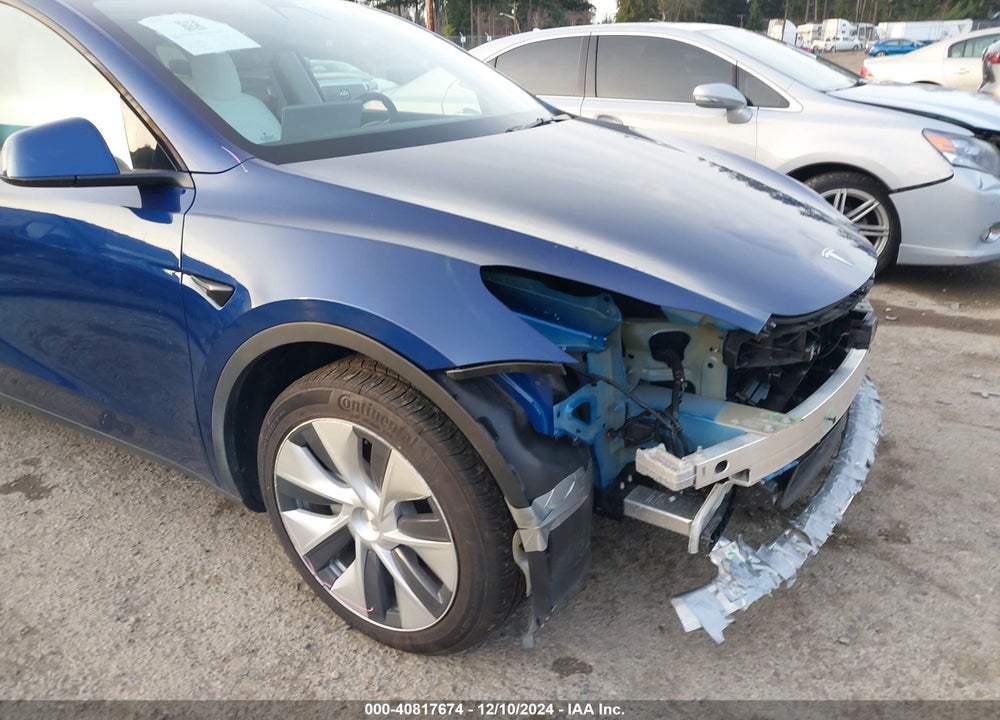 2021 TESLA MODEL Y LONG RANGE DUAL MOTOR ALL-WHEEL DRIVE VIN: 5YJYGDEE1MF108483