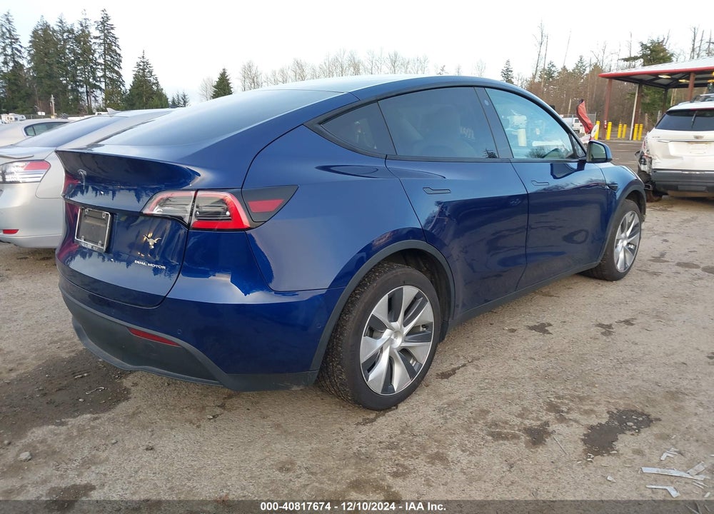 2021 TESLA MODEL Y LONG RANGE DUAL MOTOR ALL-WHEEL DRIVE VIN: 5YJYGDEE1MF108483