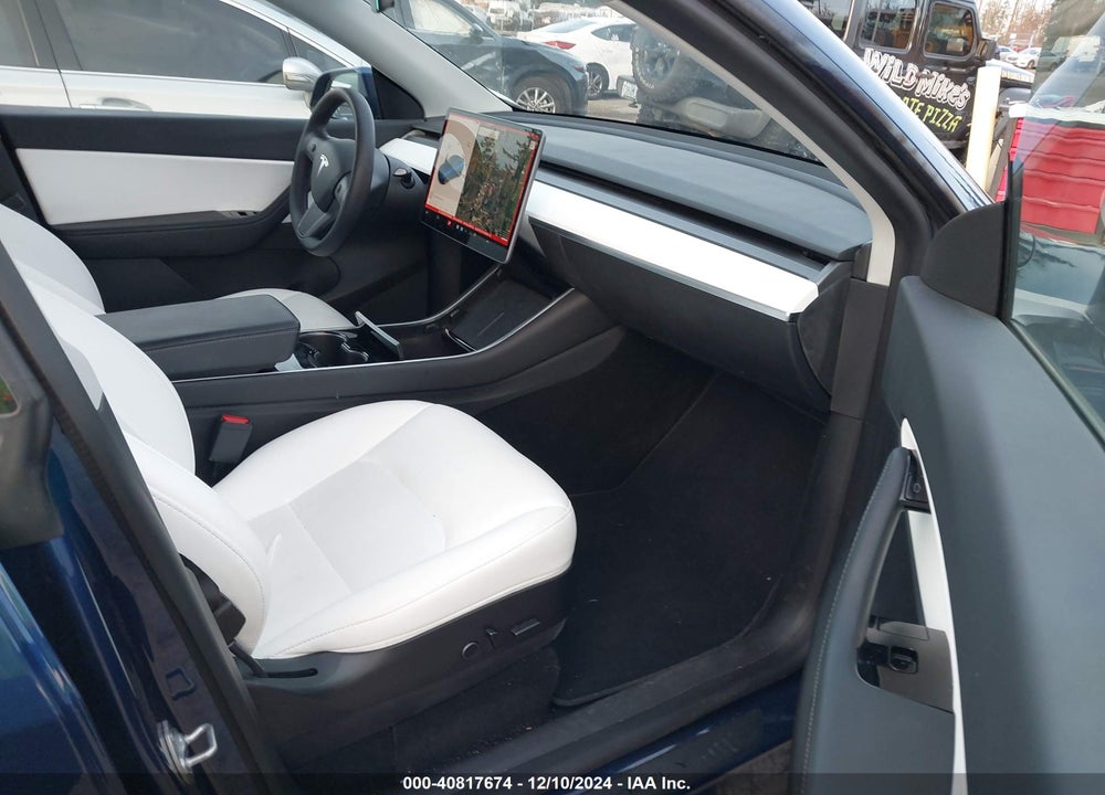 2021 TESLA MODEL Y LONG RANGE DUAL MOTOR ALL-WHEEL DRIVE VIN: 5YJYGDEE1MF108483