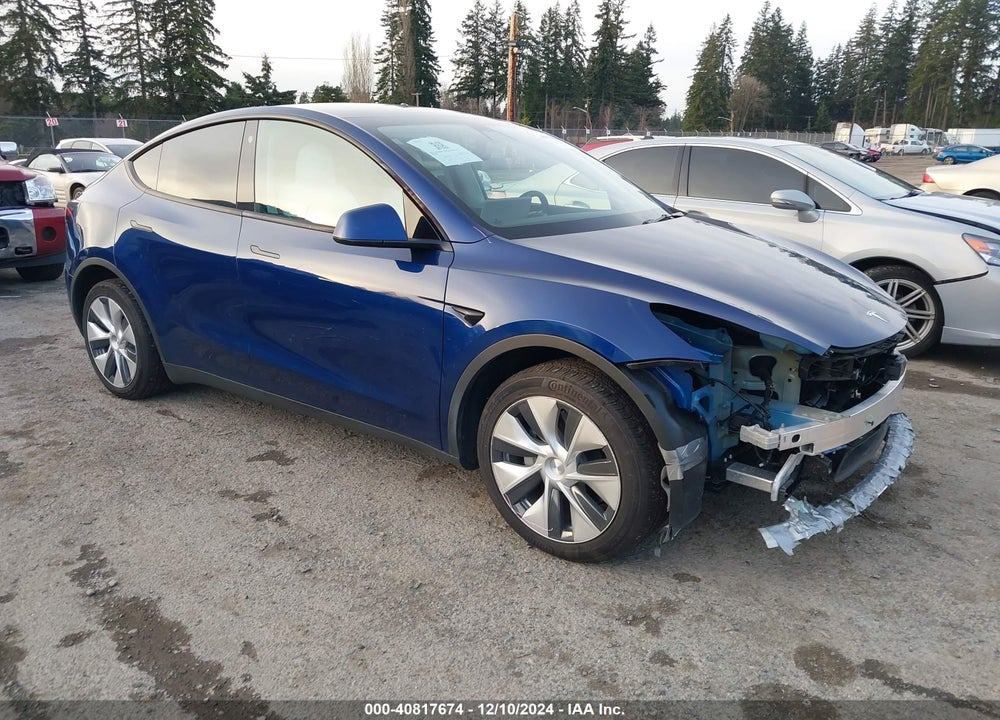 2021 TESLA MODEL Y LONG RANGE DUAL MOTOR ALL-WHEEL DRIVE VIN: 5YJYGDEE1MF108483