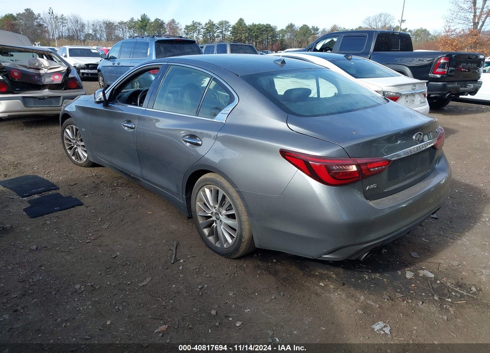 2019 INFINITI Q50 3.0T LUXE VIN: JN1EV7AR5KM594175