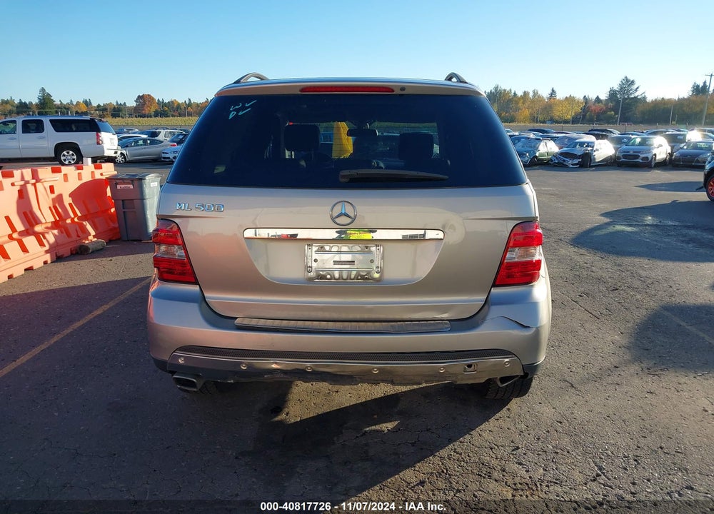 2006 MERCEDES-BENZ M-CLASS 5.0L VIN: 4JGBB75E76A024004