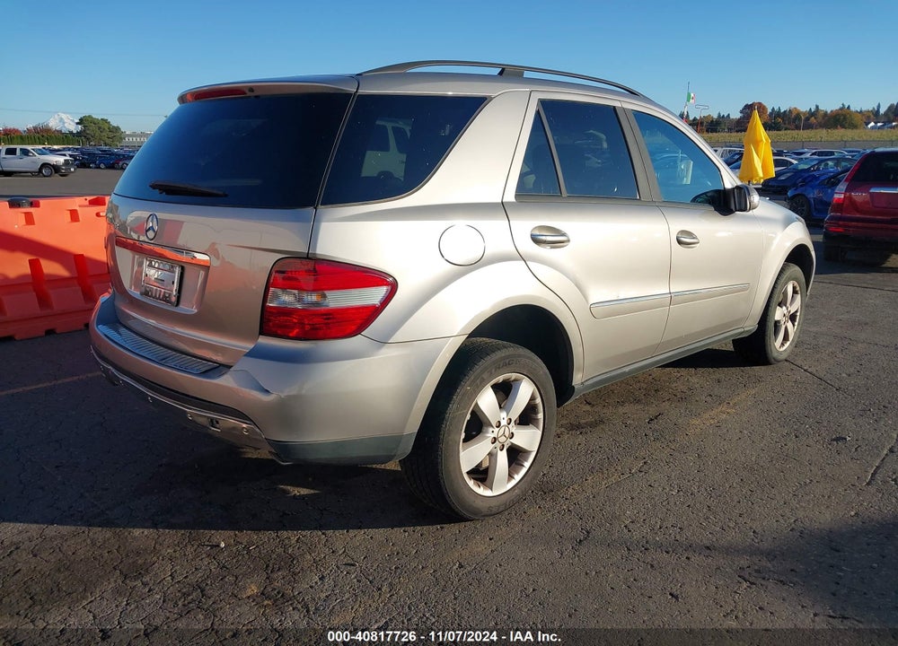 2006 MERCEDES-BENZ M-CLASS 5.0L VIN: 4JGBB75E76A024004