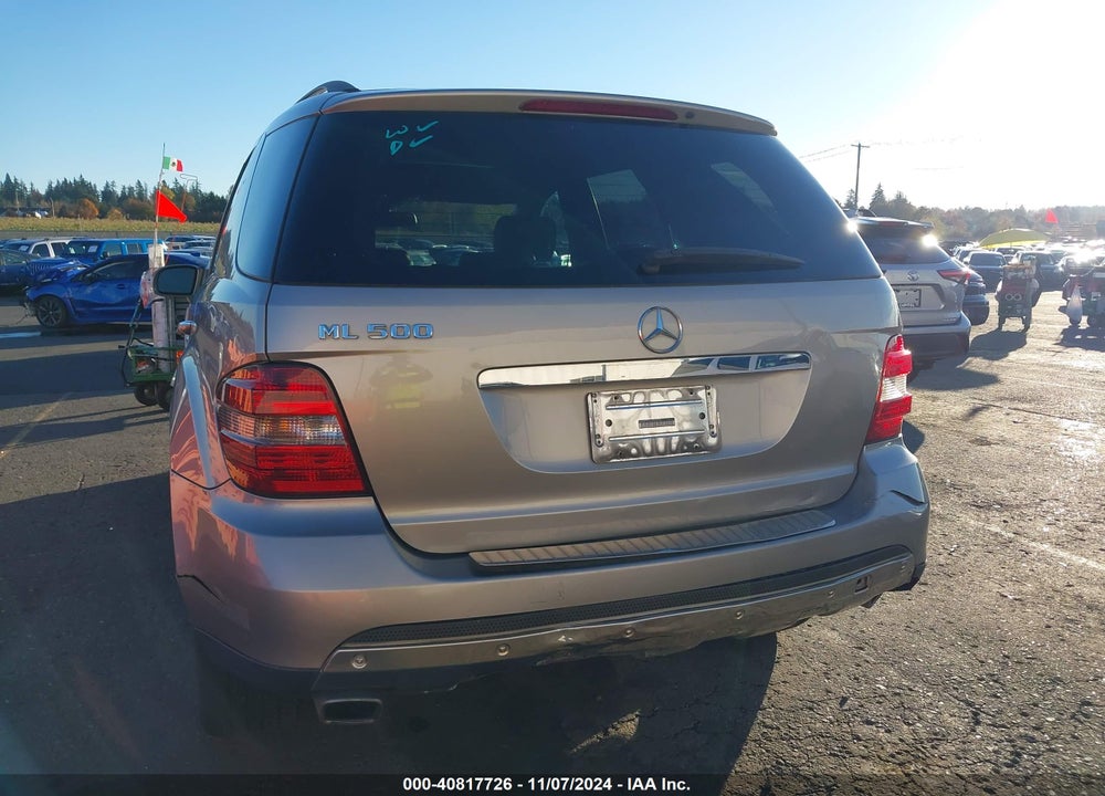 2006 MERCEDES-BENZ M-CLASS 5.0L VIN: 4JGBB75E76A024004