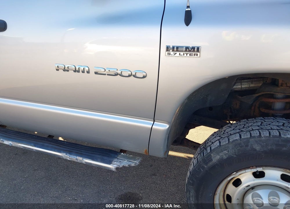 2006 DODGE RAM 2500 ST VIN: 3D7KS28D16G132149
