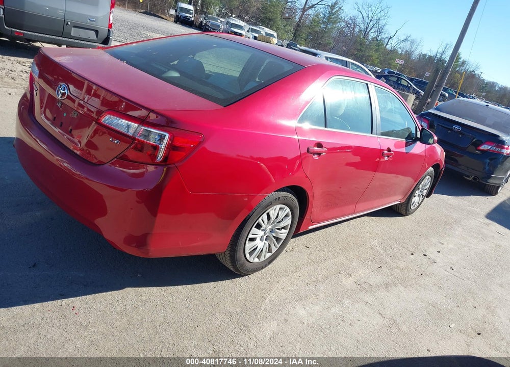 2012 TOYOTA CAMRY LE VIN: 4T4BF1FK6CR168424