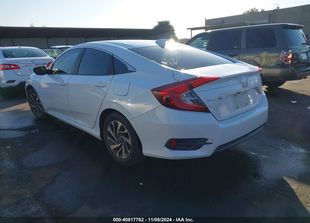 2018 HONDA CIVIC EX VIN: 2HGFC2F75JH509713