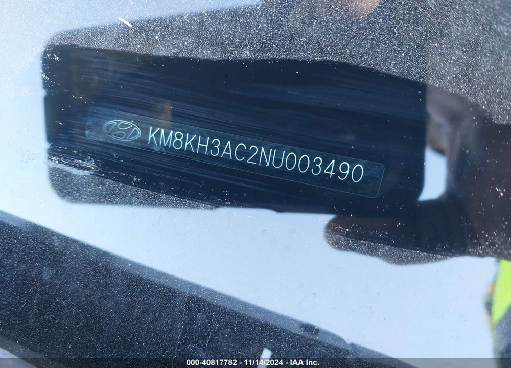 2022 HYUNDAI KONA N VIN: KM8KH3AC2NU003490