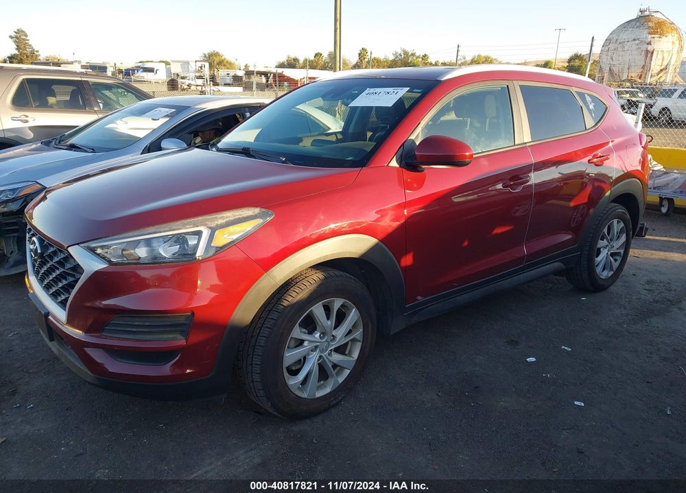 2019 HYUNDAI TUCSON VALUE VIN: KM8J33A42KU941438
