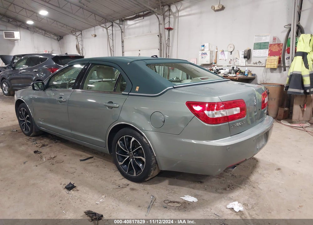 2008 LINCOLN MKZ VIN: 3LNHM28T58R607536