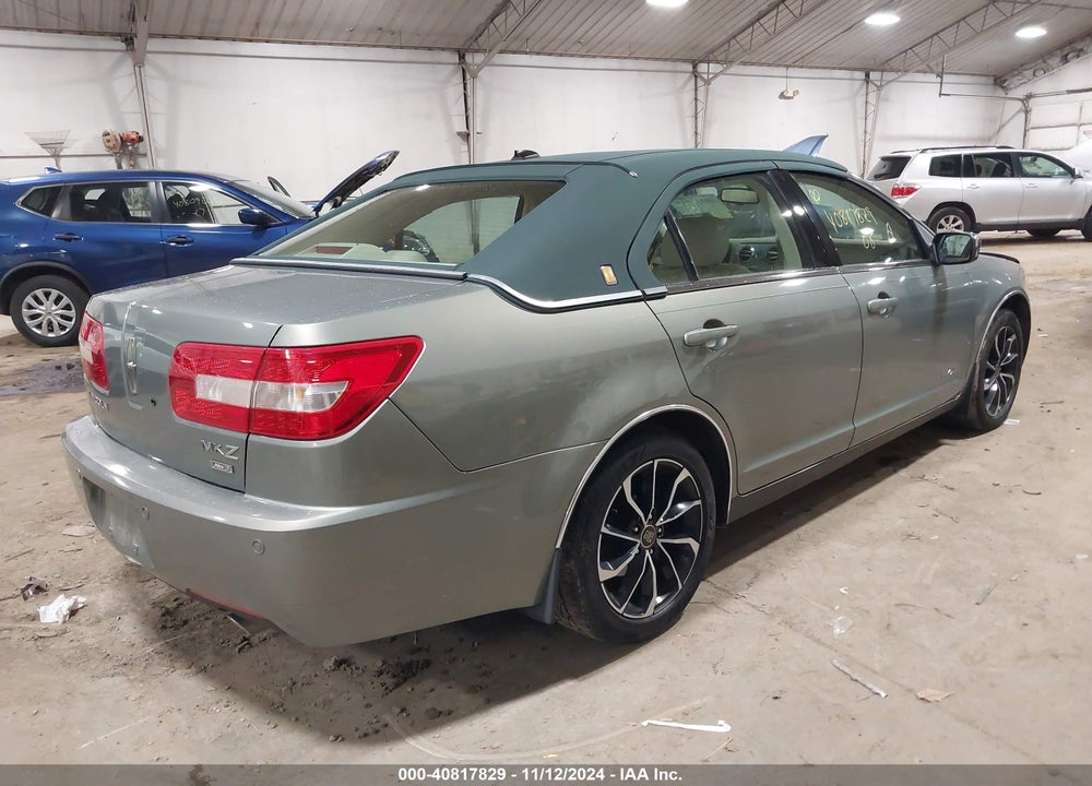 2008 LINCOLN MKZ VIN: 3LNHM28T58R607536